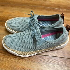 Ryka Womens Odessa Mesh Lace-Up Sneakers, Size 9.5M Walking Travel Beachwear